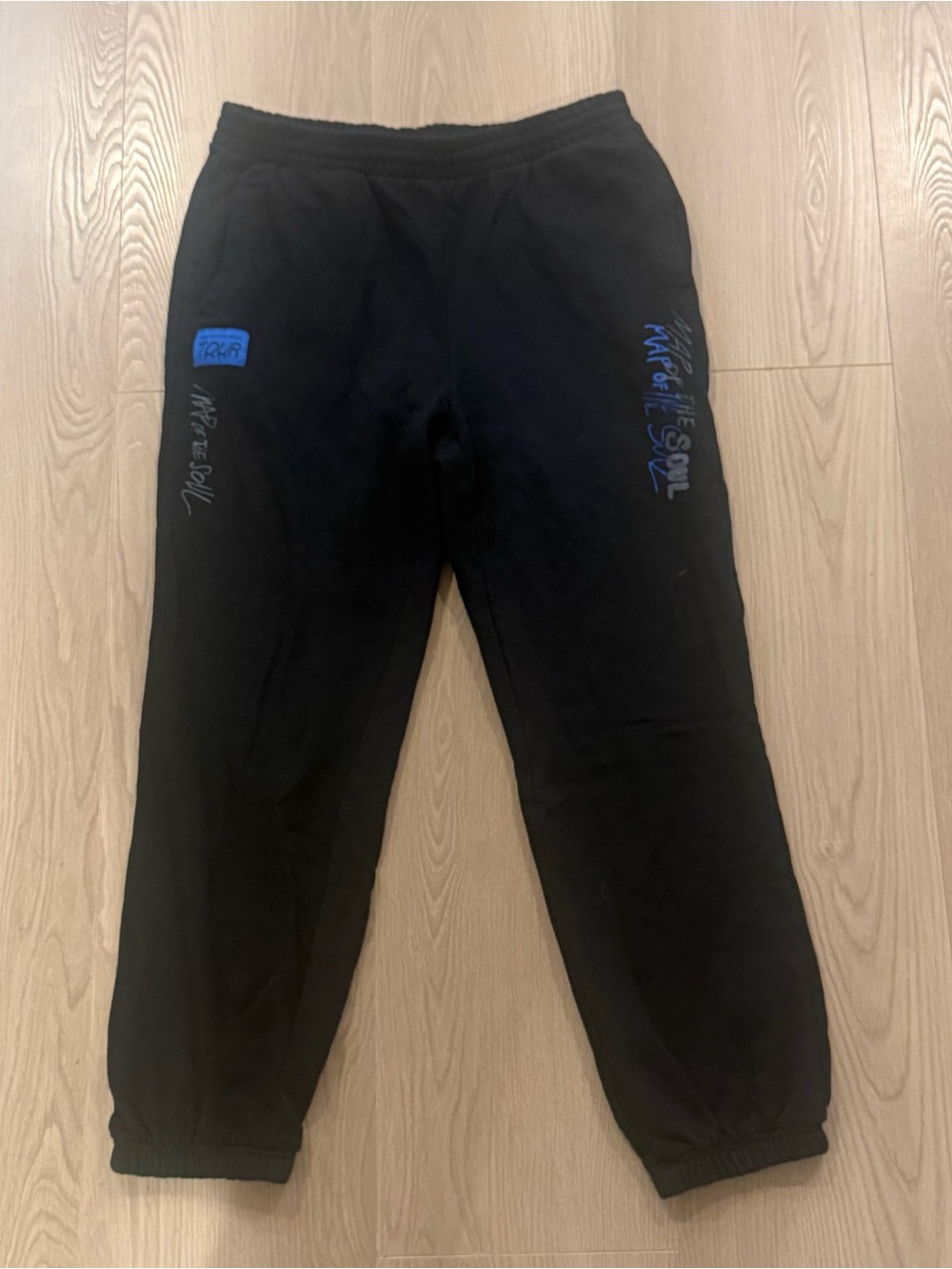 Large BTS Bangtan Map of the Soul Tour Jogger Pants
